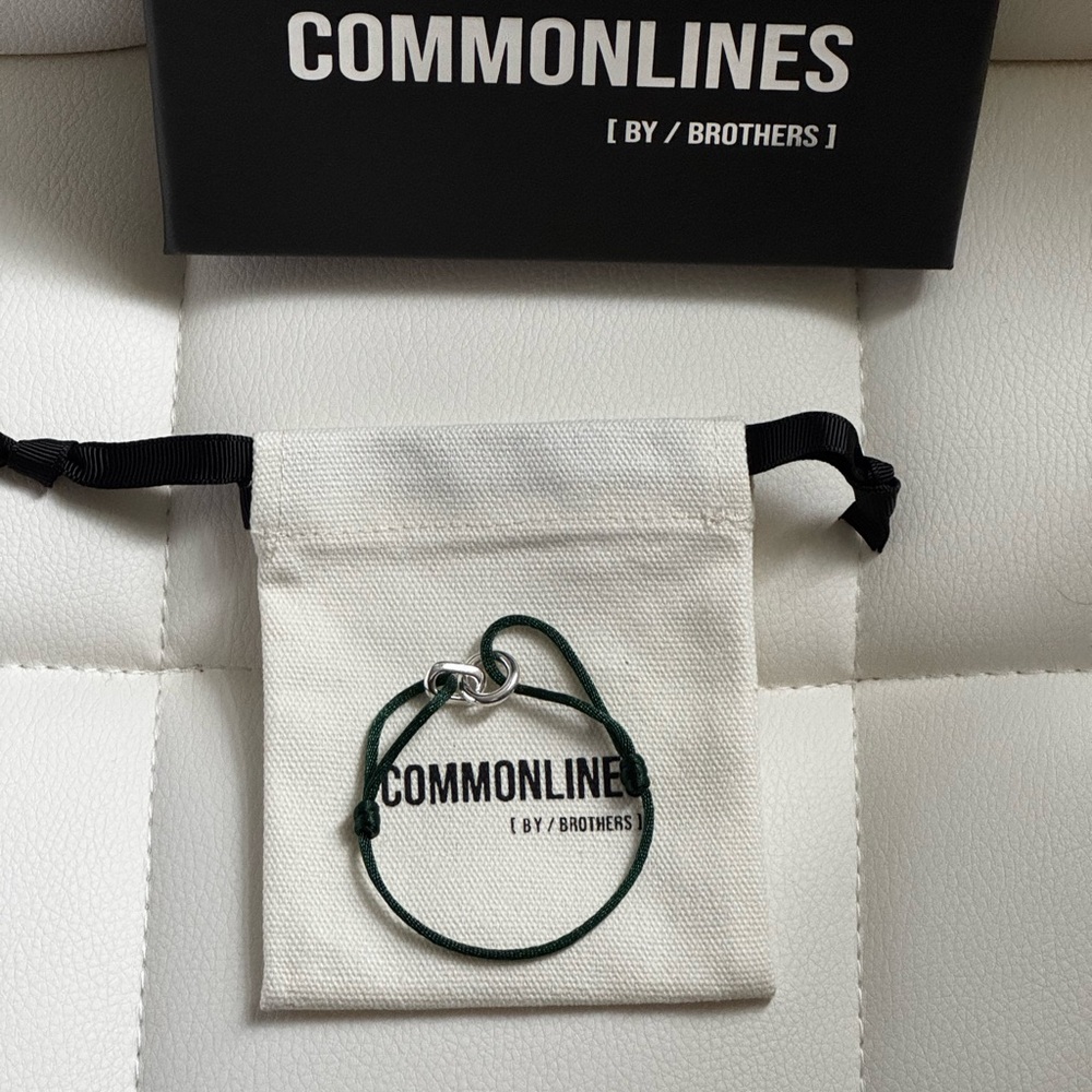 BRAND NEW COMMONLINES Element Bracelet - Green/Silver